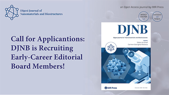 Banner image for DJNB is Recruiting Early-Career Editorial Board Members